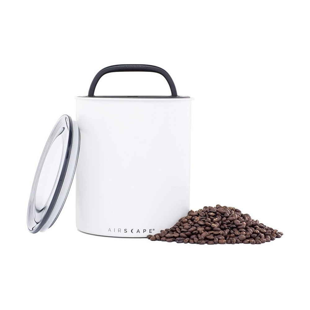 Airscape Kilo Large Coffee Canister Airtight Storage Container 4.73L Matte White